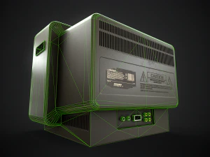 Classic TV from the 90s 3D Model