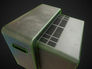 Classic TV from the 90s 3D Model