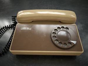 Retro telephone 3D Model