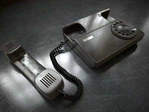 Retro telephone 3D Model