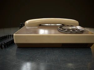 Retro telephone 3D Model