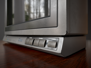 Television 1980s Modello 3D
