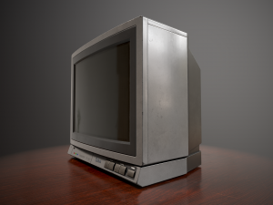 Television 1980s Modello 3D