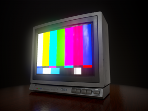 Television 1980s Modello 3D