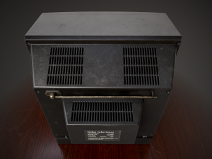 Television 1980s Modello 3D