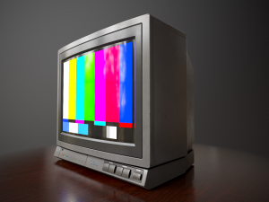 Television 1980s Modello 3D