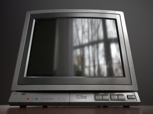 Television 1980s Modello 3D