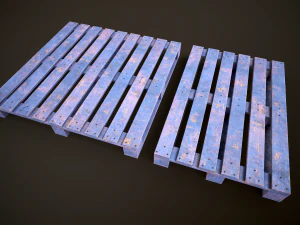 Large set of metal barrels 3D Model