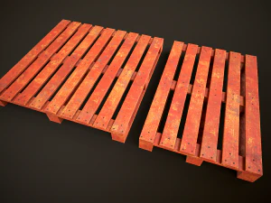 Large set of metal barrels 3D Model