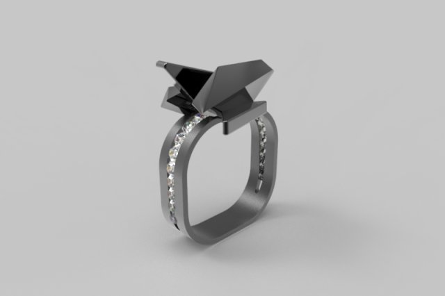 Blossom Rock 3D Baskı Modeli .c4d .max .obj .3ds .fbx .stl .blend