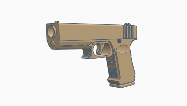 Glock 17 3D-Modell .c4d .max .obj .3ds .fbx .stl .blend 