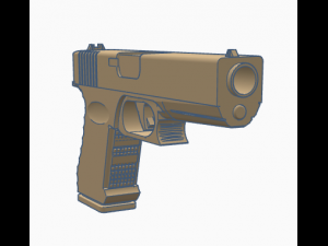 Glock 17 3D-Modell