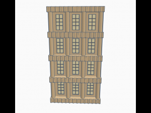 Roman colonnaded house Modelo 3D