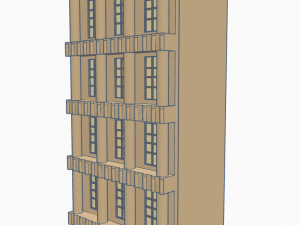 Roman colonnaded house 3D Модель