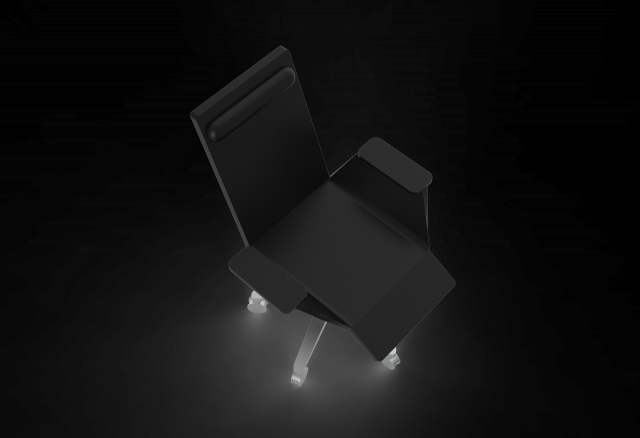 Work chair 3D Модель .c4d .max .obj .3ds .fbx .stl .blend