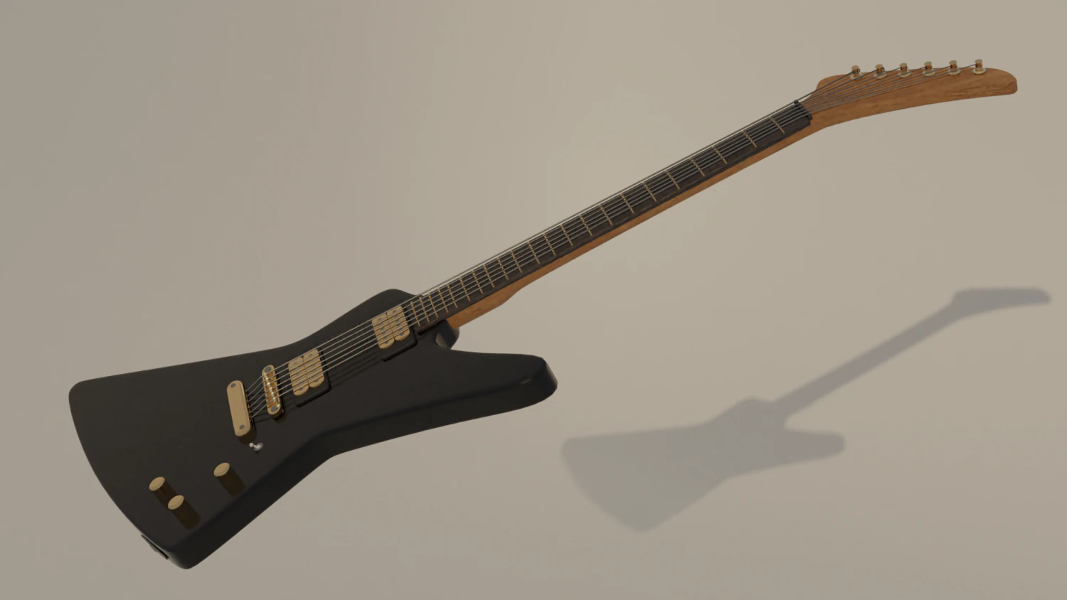 ExplorerGibsonPreto Modelo 3D .c4d .max .obj .3ds .fbx .stl .blend