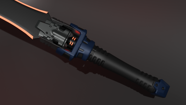 FuturicticSword Modelo 3D .c4d .max .obj .3ds .fbx .stl .blend 