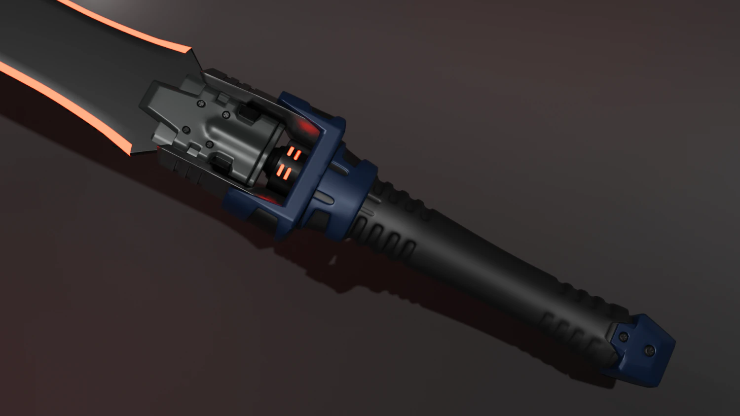 FuturicticSword 3D Model .c4d .max .obj .3ds .fbx .stl .blend 