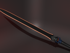 FuturicticSword Modelo 3D