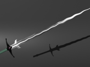Flamberg Sword 3D मॉडल