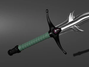 Espada Flamberga Modelo 3D