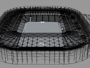 Stadium MK MK Dons 3D मॉडल