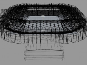 Stadium MK MK Dons 3D मॉडल