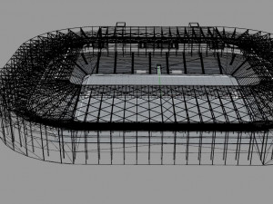 Stadium MK MK Dons 3D मॉडल
