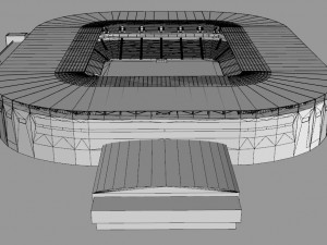 Stadium MK MK Dons 3D मॉडल