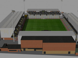 Meadow Lane Notts County FC 3D Model