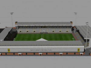 Meadow Lane Notts County FC 3D Model