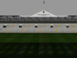 Meadow Lane Notts County FC 3D Model