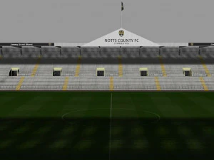 Meadow Lane Notts County FC 3D Model