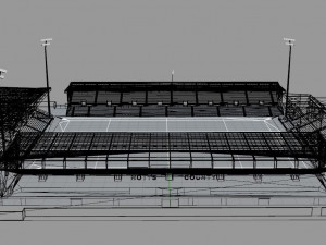 Meadow Lane Notts County FC 3D Model