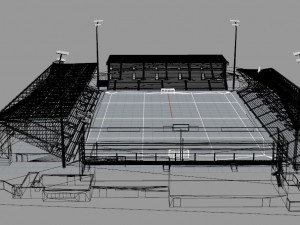 Meadow Lane Notts County FC 3D Model
