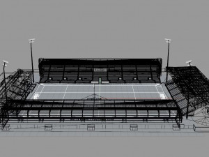Meadow Lane Notts County FC 3D Model