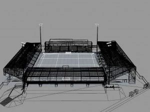 Meadow Lane Notts County FC 3D Model