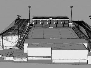Meadow Lane Notts County FC 3D Model