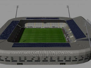 Cars Jeans Stadion Ado den Haag 3D Model