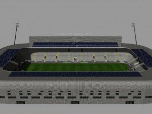 Cars Jeans Stadion Ado den Haag 3D Model