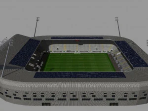 Cars Jeans Stadion Ado den Haag 3D Model