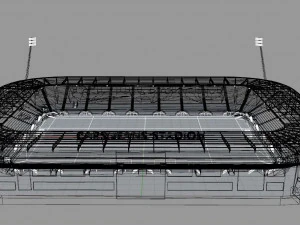 Cars Jeans Stadion Ado den Haag 3D Model