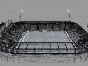 Cars Jeans Stadion Ado den Haag 3D Model
