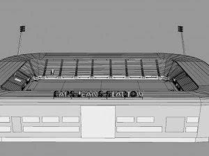 Cars Jeans Stadion Ado den Haag 3D Model