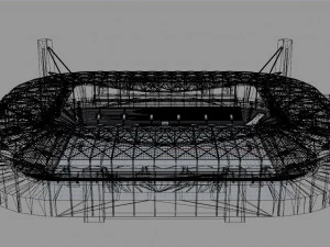 Agia Sophia Stadium AEK FC 3D Model