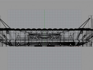 Agia Sophia Stadium AEK FC 3D Model