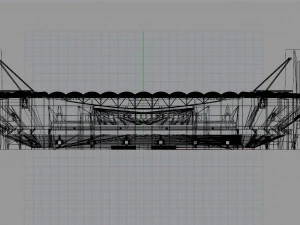 Agia Sophia Stadium AEK FC 3D Model