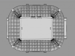 Agia Sophia Stadium AEK FC 3D Model