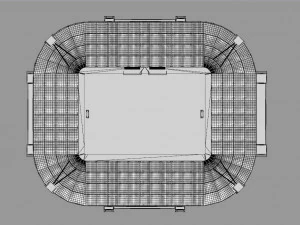 Agia Sophia Stadium AEK FC 3D Model
