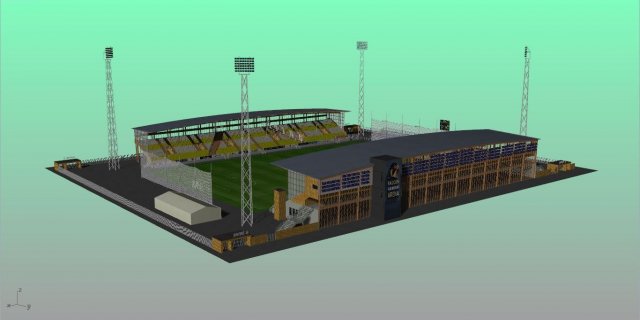 Falcon Alkoholfri Arena 3D Model .c4d .max .obj .3ds .fbx .stl .blend 